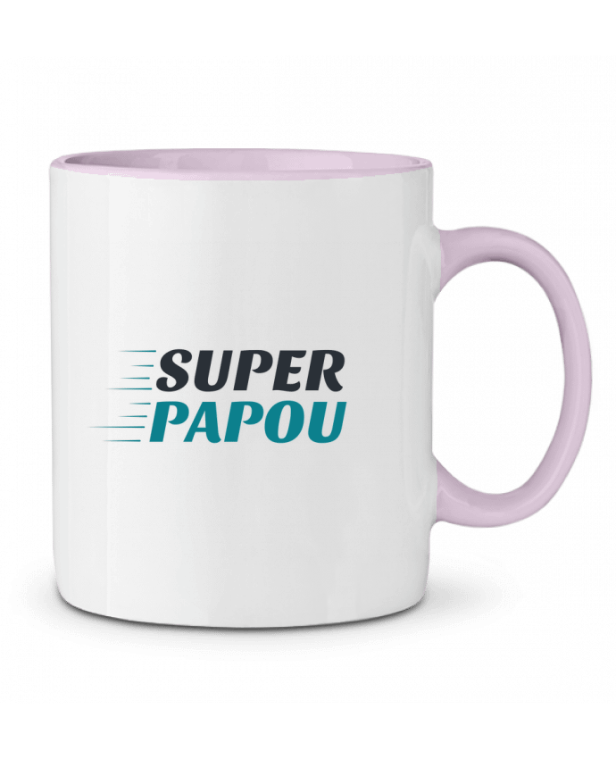 Mug bicolore Super Papou tunetoo