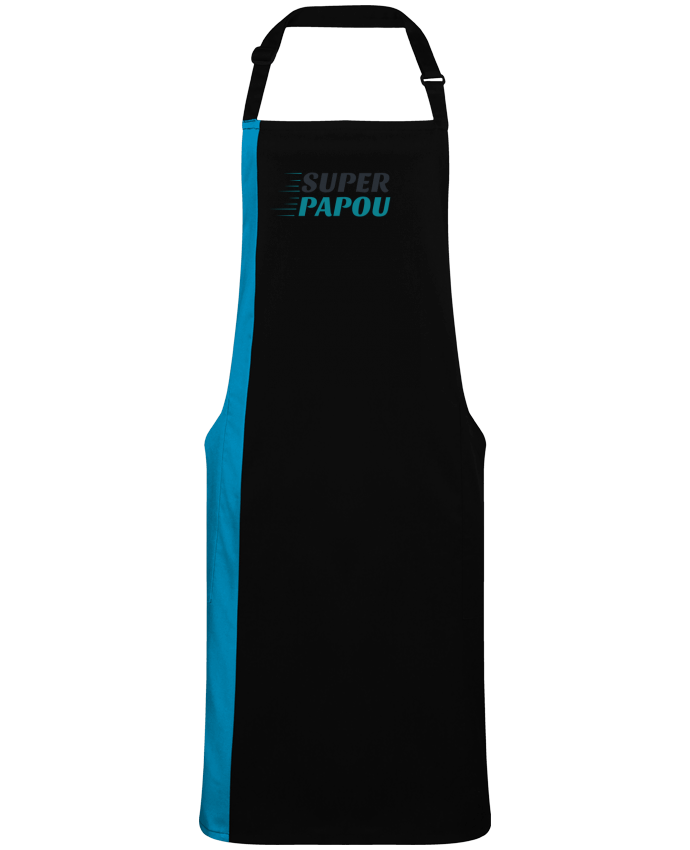 Tablier bicolore Super Papou par  tunetoo