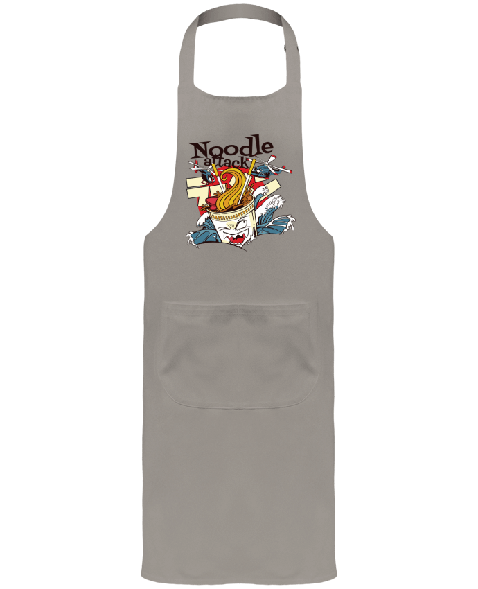 Tablier avec poches El Ataque del Ramen Monstruoso par MaaxLoL