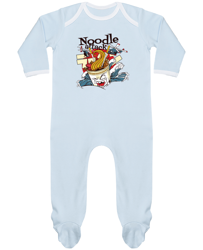 Body Pyjama Bébé El Ataque del Ramen Monstruoso par MaaxLoL