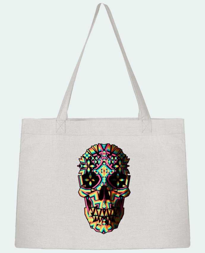 Shopping tote bag Stanley Stella Skull Geo by ali_gulec