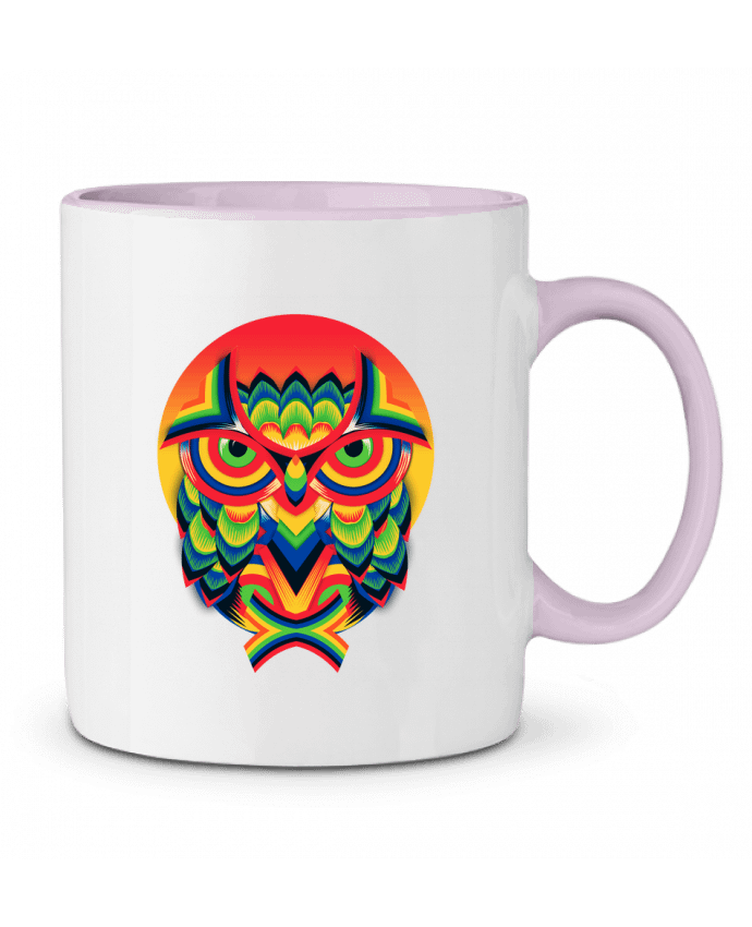 Two-tone Ceramic Mug Owl 3 ali_gulec