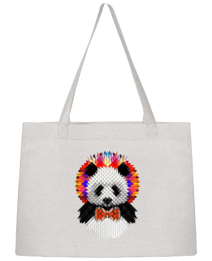 Shopping tote bag Stanley Stella Panda by ali_gulec
