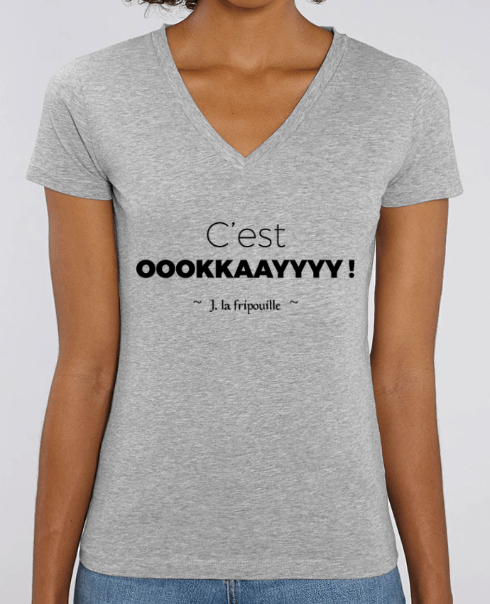 Camiseta Mujer Cuello V Stella EVOKER oookkaayyyy ! Par  tunetoo