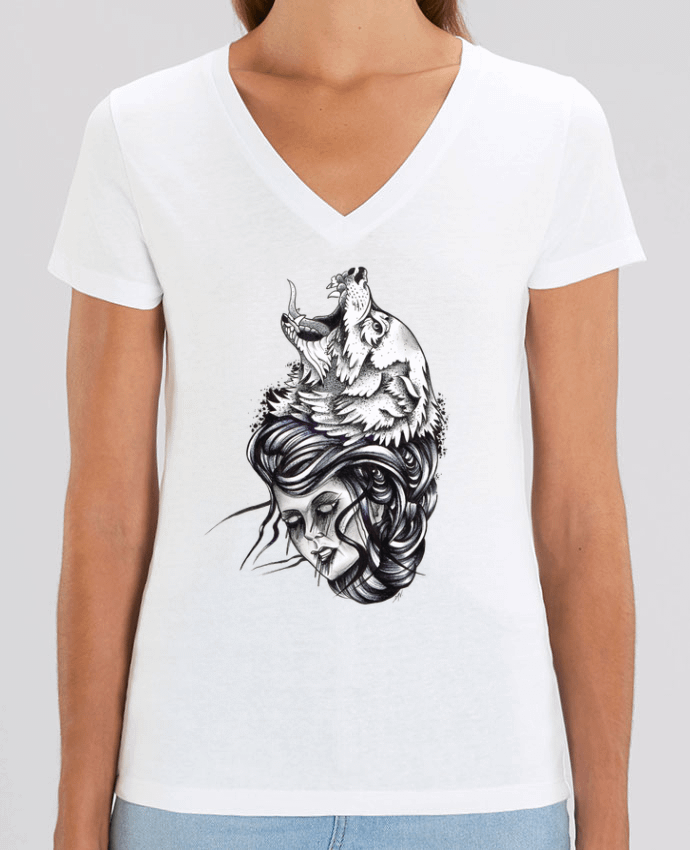 Tee-shirt femme Femme & Loup Par  david