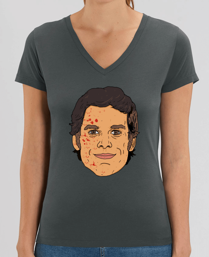 Camiseta Mujer Cuello V Stella EVOKER Dexter Par  Nick cocozza