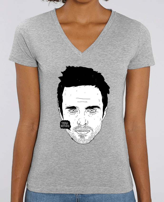 Camiseta Mujer Cuello V Stella EVOKER Jesse Pinkman Par  Nick cocozza