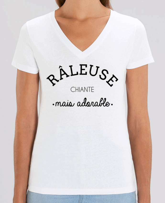 Women V-Neck T-shirt Stella Evoker Râleuse chiante mais adorable Par  La boutique de Laura