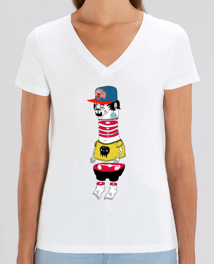 Camiseta Mujer Cuello V Stella EVOKER Chopsuey Par  Nick cocozza