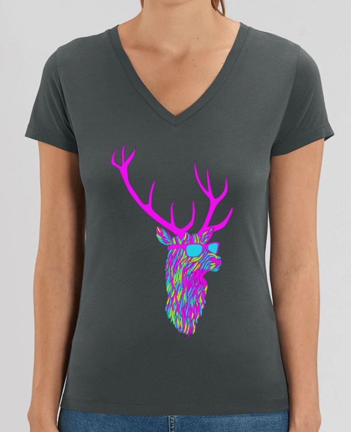 Tee-shirt femme Party deer Par  robertfarkas