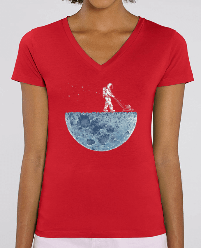 Camiseta Mujer Cuello V Stella EVOKER Moon Par  Enkel Dika