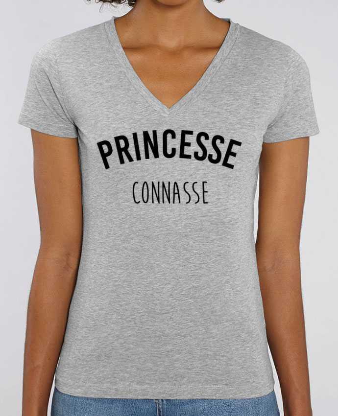 Tee Shirt Femme Col V Stella EVOKER Princesse Connasse Par  La boutique de Laura