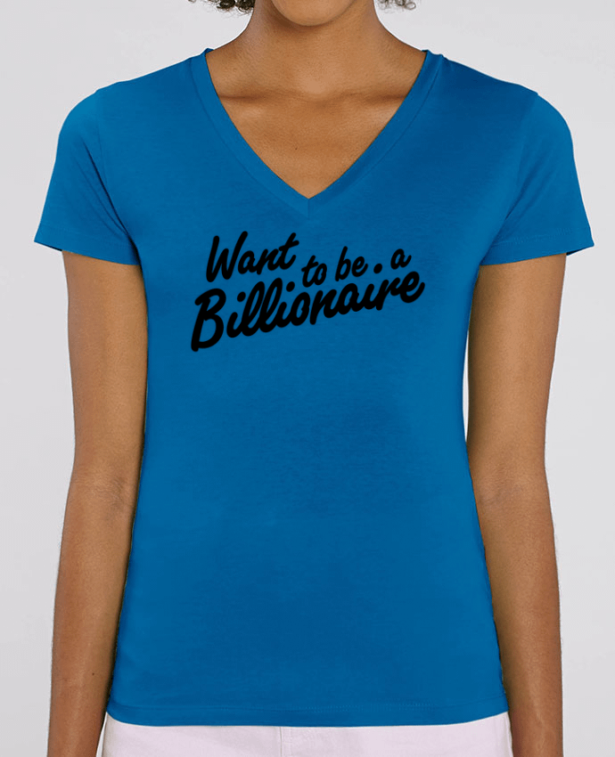 Camiseta Mujer Cuello V Stella EVOKER Billionaire Par  tunetoo