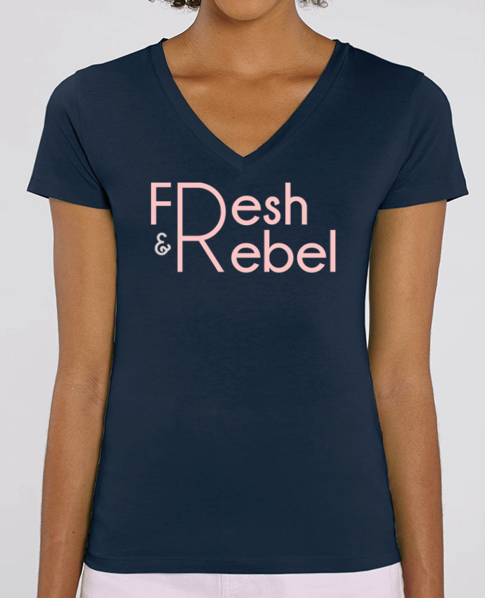 Women V-Neck T-shirt Stella Evoker Fresh and Rebel Par  tunetoo