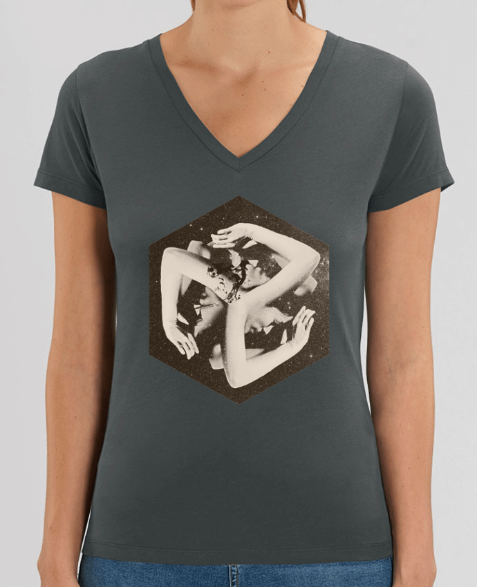 Camiseta Mujer Cuello V Stella EVOKER box Par  ali_gulec