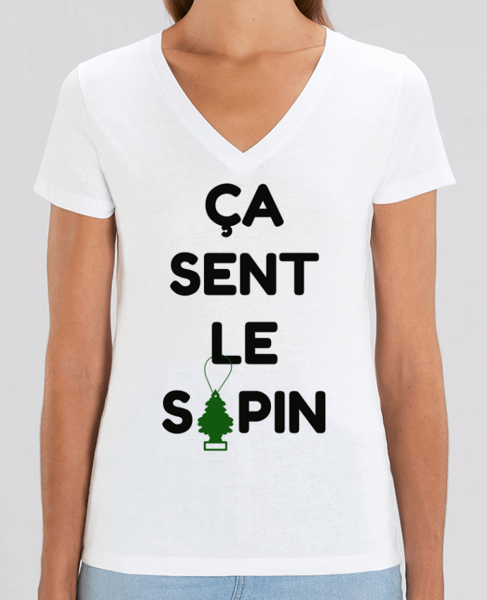 Tee-shirt femme ÇA SENT LE SAPIN Par  tunetoo