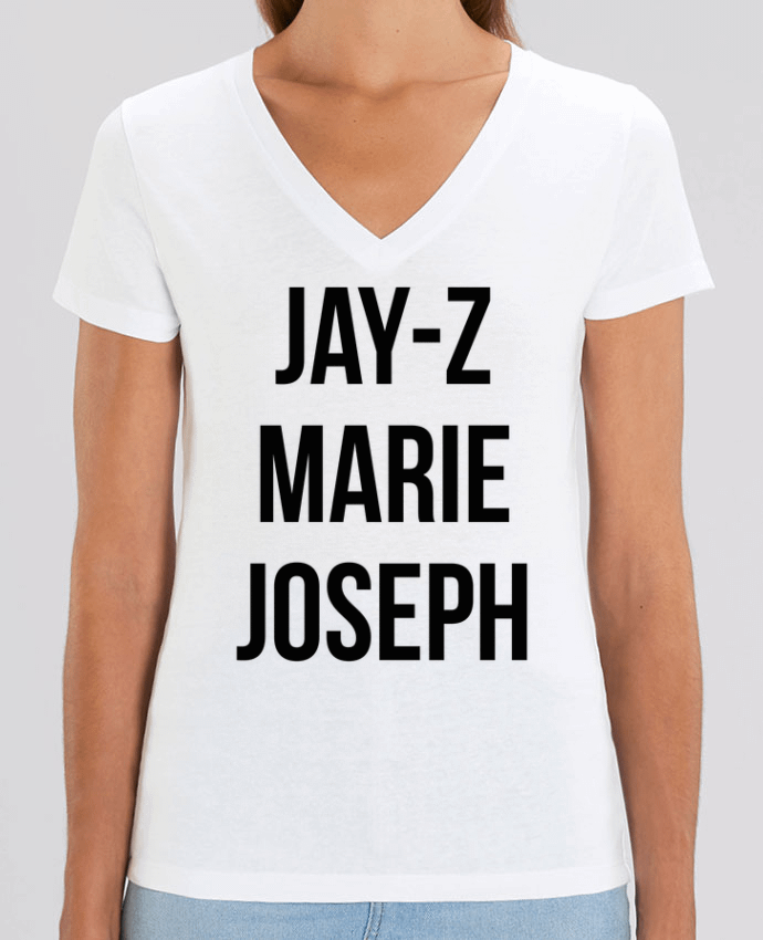 Women V-Neck T-shirt Stella Evoker JAY-Z MARIE JOSEPH Par  tunetoo