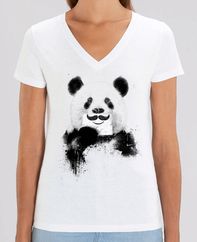 Tee-shirt femme Funny Panda Par  Balàzs Solti