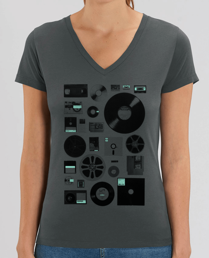 Camiseta Mujer Cuello V Stella EVOKER Data Par  Florent Bodart