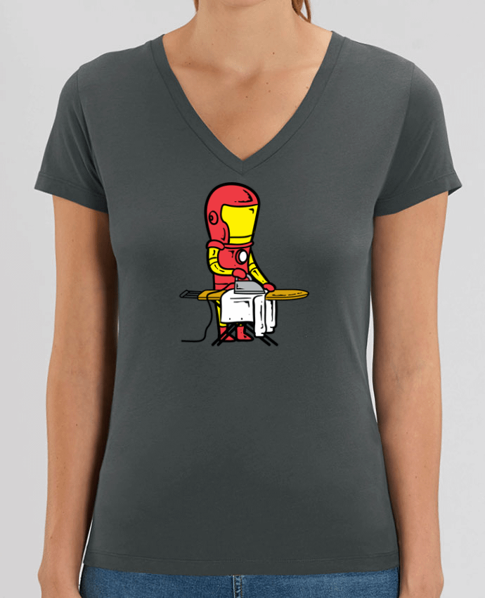 Women V-Neck T-shirt Stella Evoker Laundry shop Par  flyingmouse365