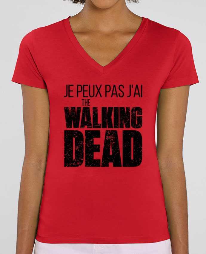 Camiseta Mujer Cuello V Stella EVOKER The walking dead Par  tunetoo