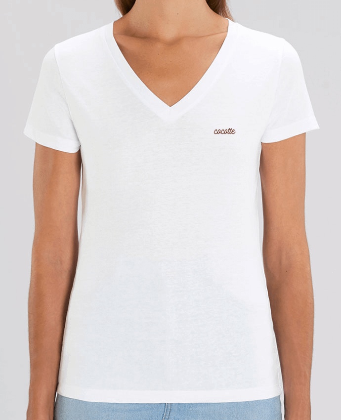 Women V-Neck T-shirt Stella Evoker Cocotte Par  tunetoo