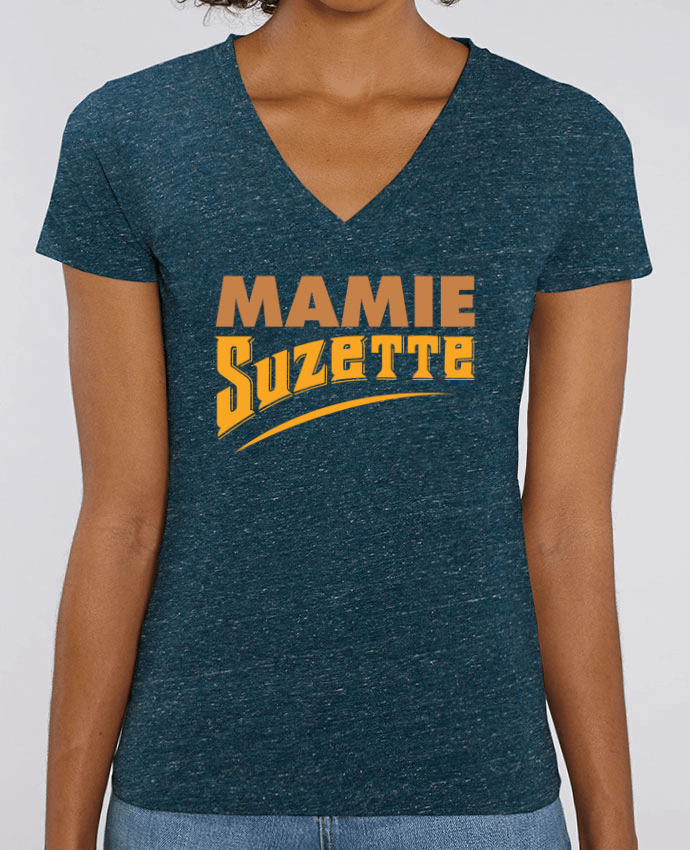 Women V-Neck T-shirt Stella Evoker MAMIE Suzette Par  tunetoo