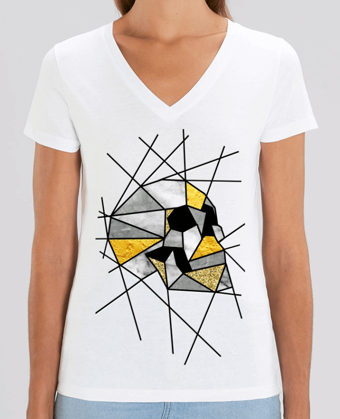 Women V-Neck T-shirt Stella Evoker Fragment Par  ali_gulec