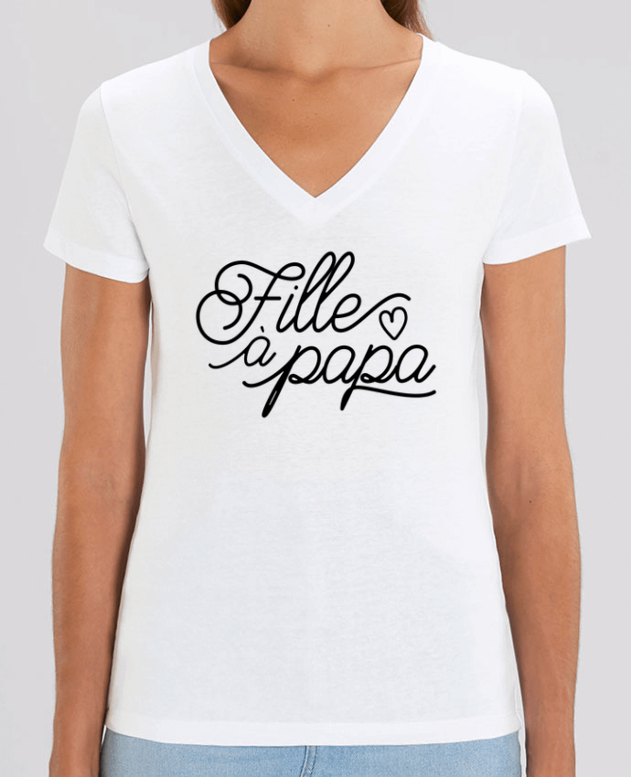 Tee-shirt femme Fille à papa Par  tunetoo