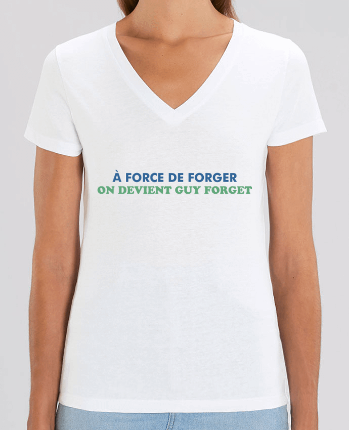 Tee-shirt femme A force de forger Par  tunetoo