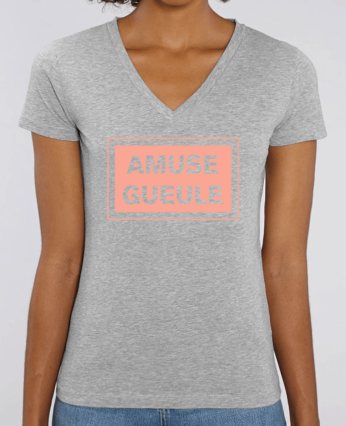 Women V-Neck T-shirt Stella Evoker Amuse gueule Par  tunetoo