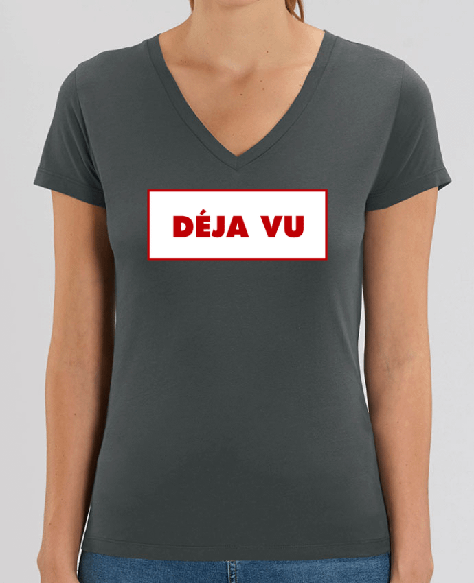 Camiseta Mujer Cuello V Stella EVOKER Déjà vu Par  tunetoo