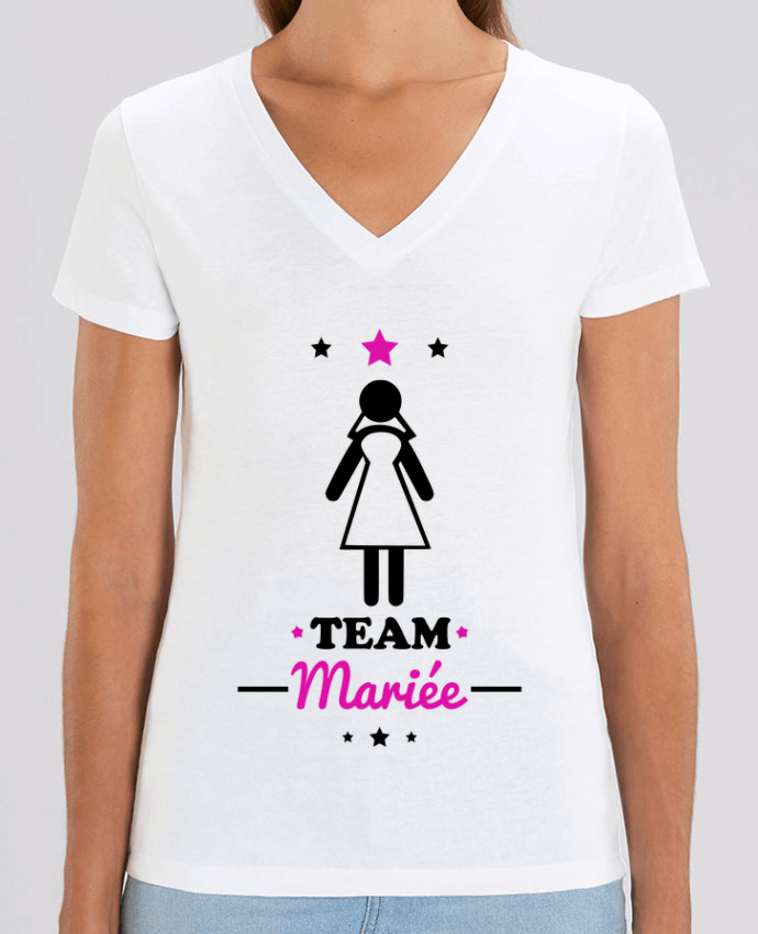 Tee-shirt femme Team mariée : enterrement de vie de jeune fille Par  Benichan