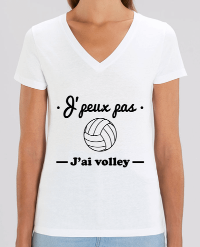 Tee-shirt femme J'peux pas j'ai volley , volleyball, volley-ball Par  Benichan