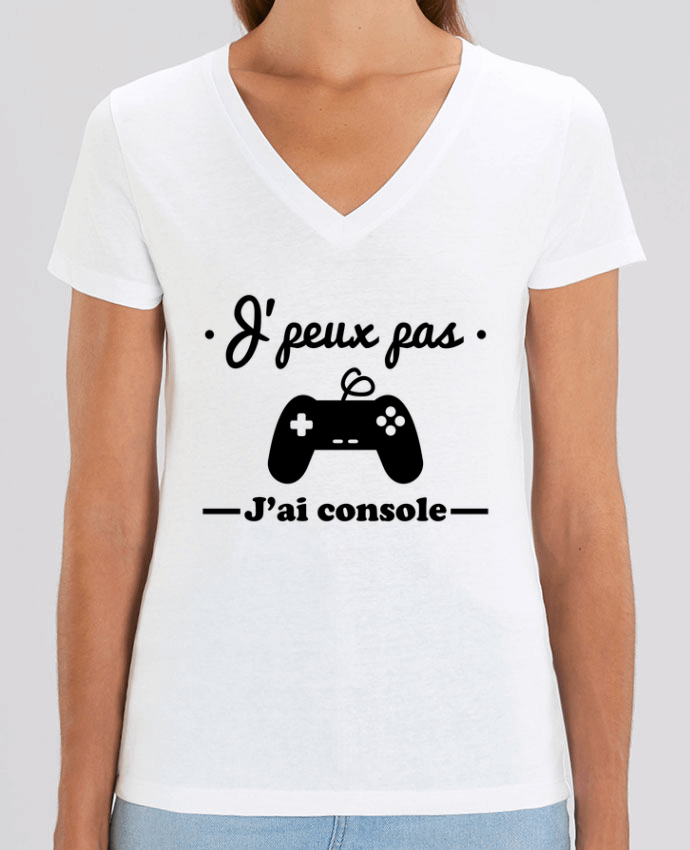 Tee-shirt femme J'peux pas j'ai console ,geek,gamer,gaming Par  Benichan