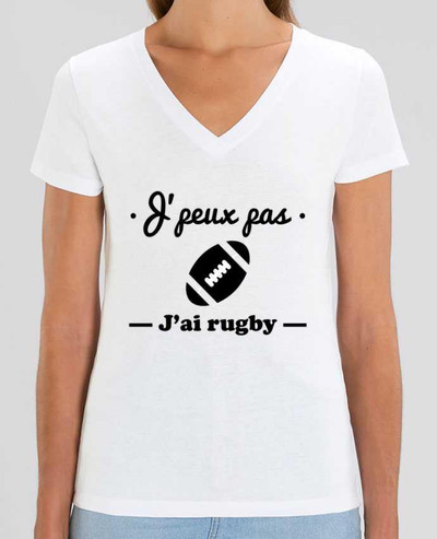 Tee-shirt femme J'peux pas j'ai rugby Par  Benichan