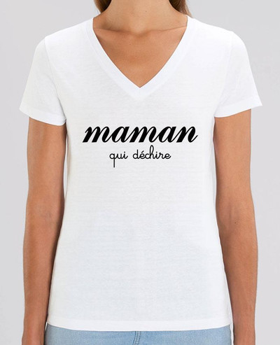 Tee-shirt femme Maman qui déchire Par  Freeyourshirt.com