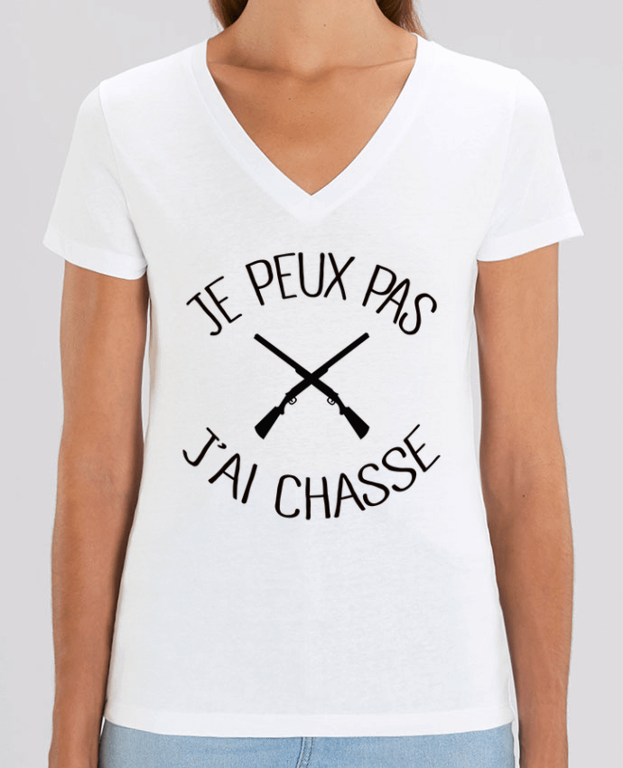 Tee-shirt femme Je peux pas j'ai chasse Par  Freeyourshirt.com