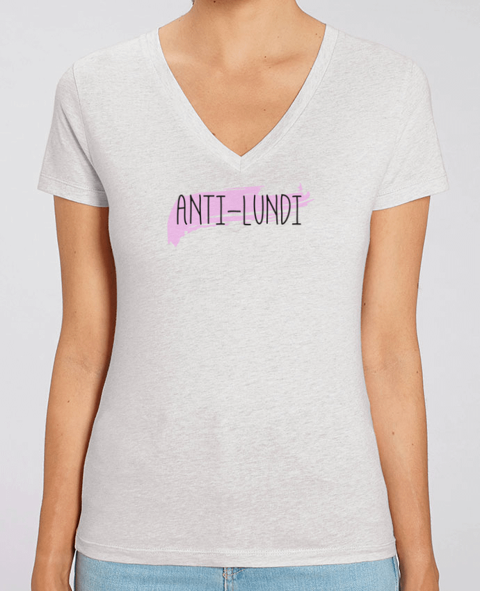 Tee Shirt Femme Col V Stella EVOKER Anti-lundi Par  tunetoo