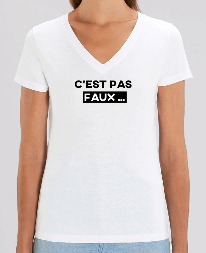 Tee-shirt femme C'est pas faux ... Par  tunetoo