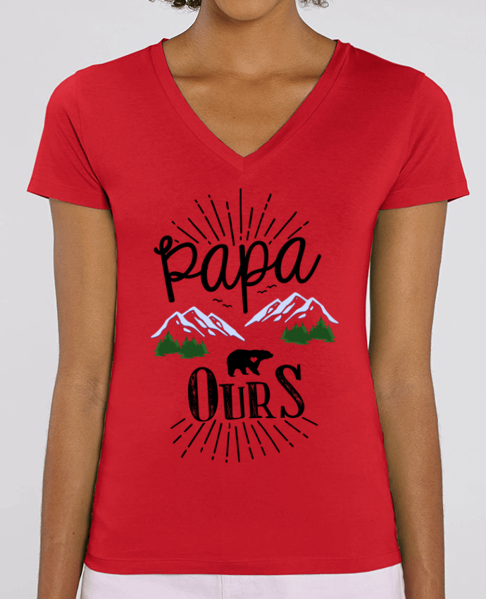 Tee-shirt femme Papa Ours Par  