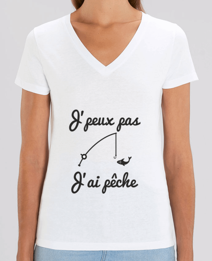 Tee-shirt femme J'peux pas j'ai pêche,tee shirt pécheur,pêcheur Par  Benichan