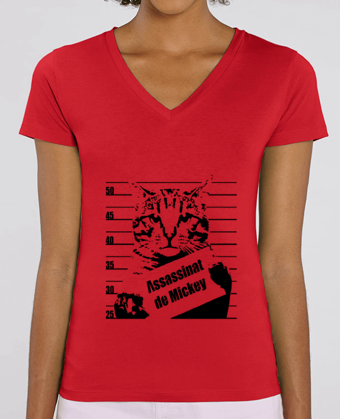 Tee-shirt femme Chat wanted Par  Graff4Art