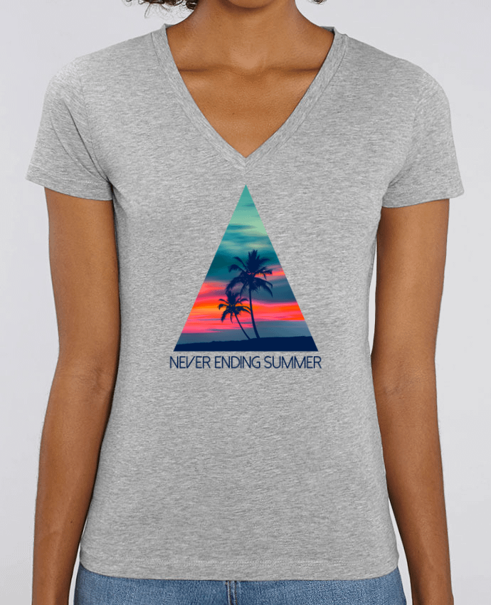 Tee-shirt femme Never ending summer Par  justsayin