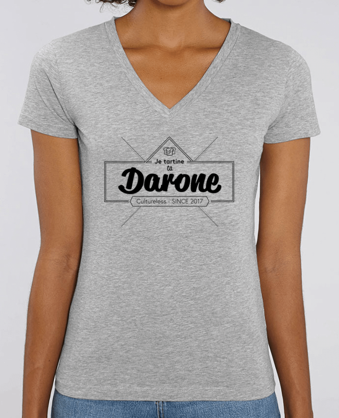 Tee-shirt femme Je tartine ta darone Par  Axel Sedilliere