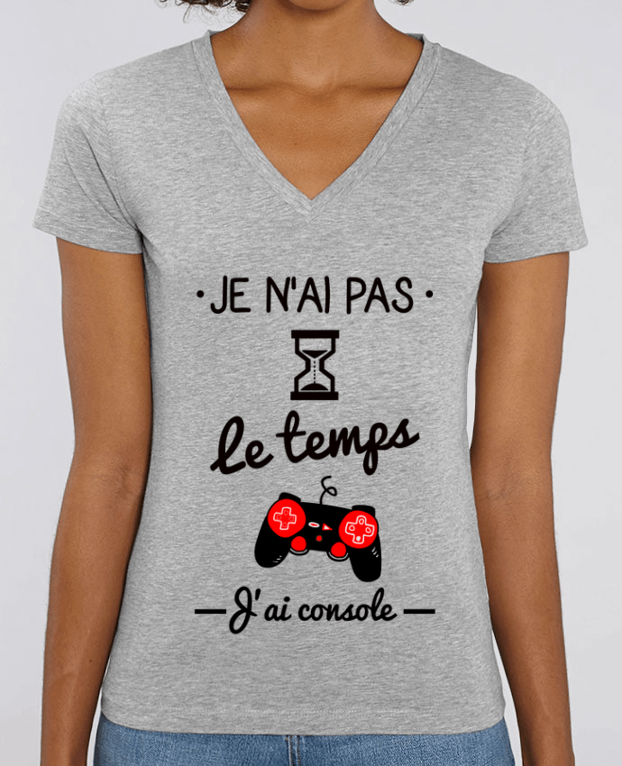 Tee-shirt femme Pas le temps, j'ai console, tee shirt geek,gamer Par  Benichan