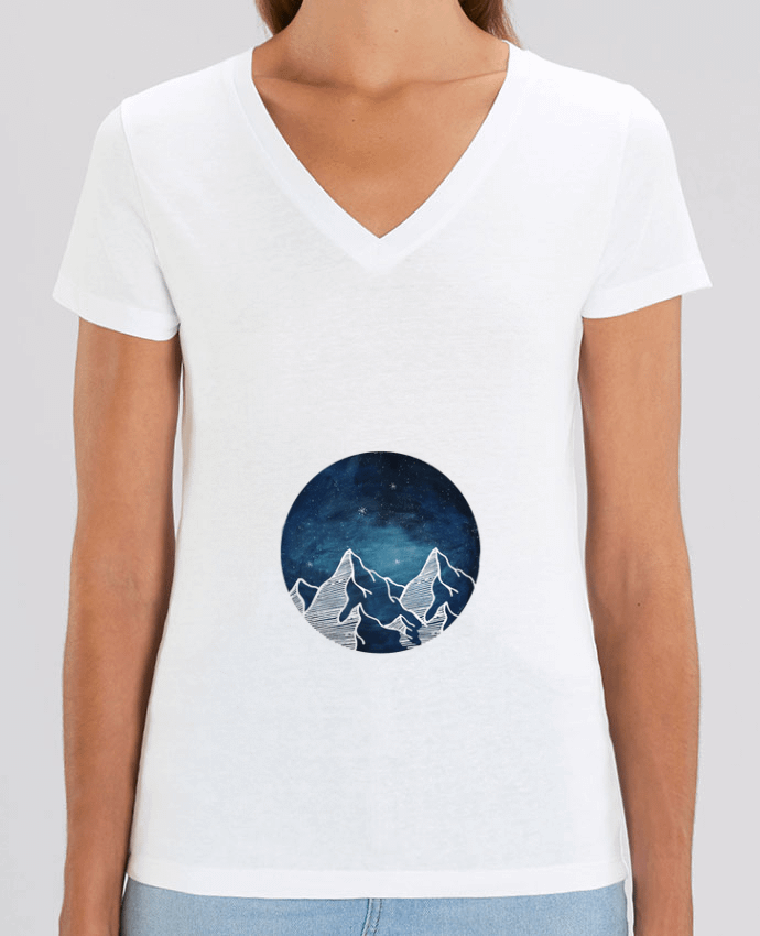 Camiseta Mujer Cuello V Stella EVOKER Canadian Mountain Par  Likagraphe