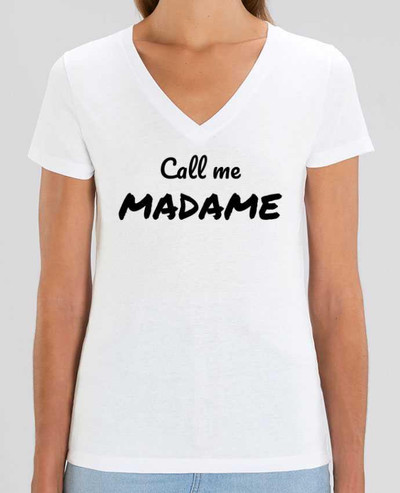 Tee-shirt femme Call me MADAME Par  Madame Loé