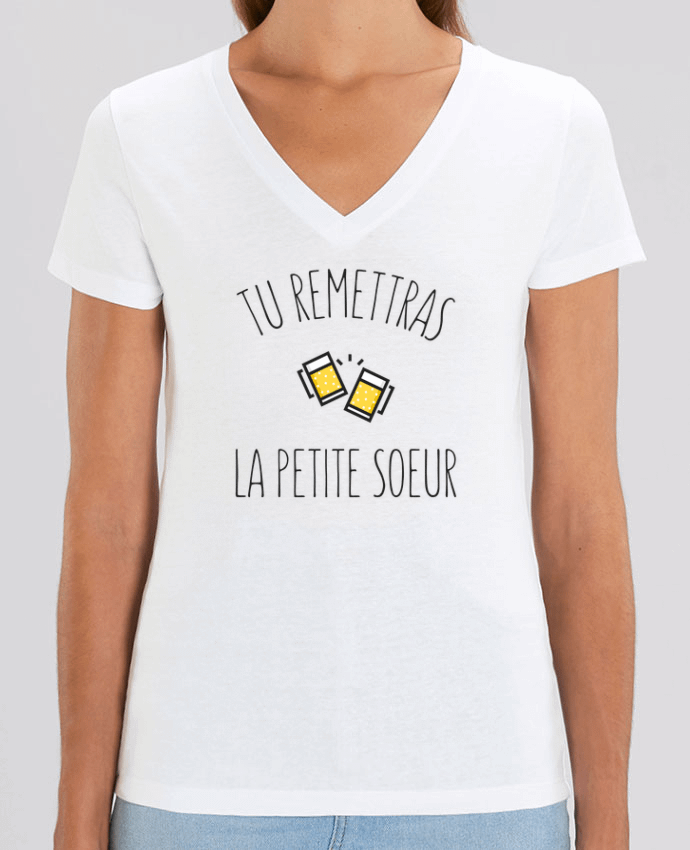 Tee-shirt femme Tu me remettras la petite soeur Par  tunetoo