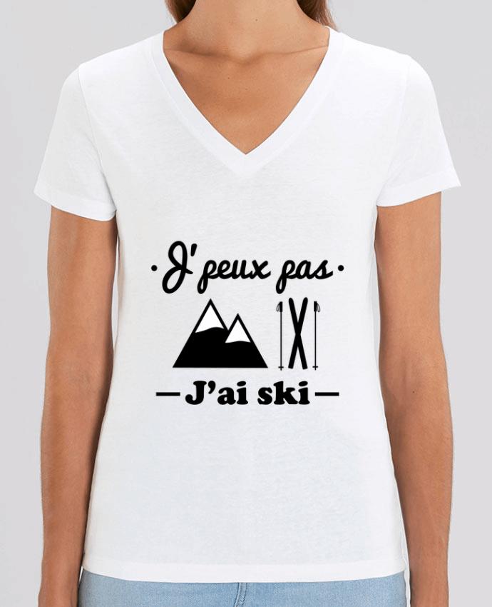 Tee-shirt femme J'peux pas j'ai ski Par  Benichan